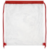View Image 6 of 6 of Lancaster Clear Drawstring Bag