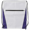 View Image 5 of 8 of DISC Contrast Drawstring Bag