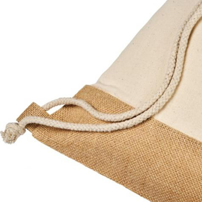 4imprint.ie Delhi Cotton Jute Drawstring Bag 403831