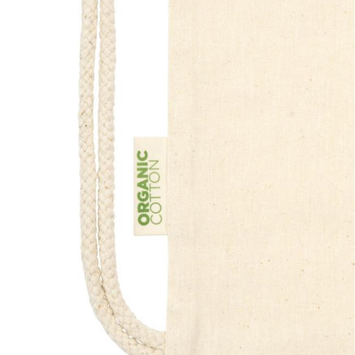 4imprint.co.uk Orissa Organic 3.5oz Cotton Drawstring Bag Natural 403865