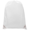 View Image 3 of 6 of Oriole Drawstring Bag - White