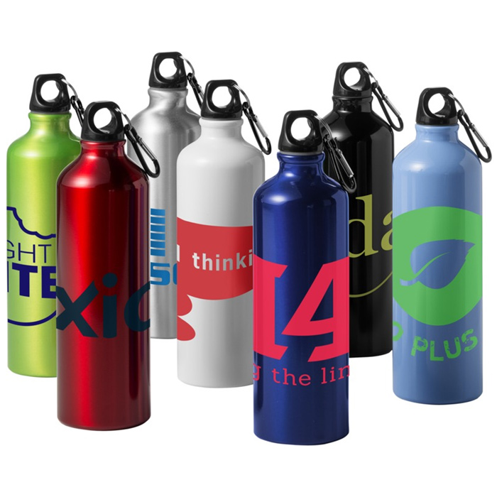 4imprint.co.uk: Pacific Aluminium Bottle - Wrap-around Print 502000w