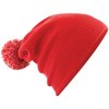 View Image 2 of 2 of Kid's Snowstar Bobble Beanie Hat - Embroidered