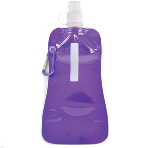 400ml Fold Up Drinks Bottle - Metallic Image 5 of 9