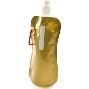 400ml Fold Up Drinks Bottle - Metallic Image 2 of 9