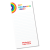 View Image 3 of 4 of Slimline 50 Sheet Notepad - Rainbow Design