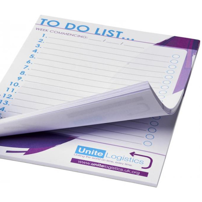 4imprint.co.uk A5 25 Sheet Notepad Printed 701260