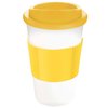 View Image 10 of 15 of Americano Travel Mug - White with Coloured Lid