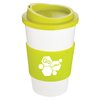 View Image 2 of 15 of Americano Travel Mug - White with Coloured Lid