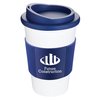 View Image 4 of 15 of Americano Travel Mug - White with Coloured Lid