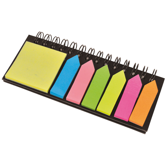 4imprint.co.uk Slim Notebook, Sticky Notes & Ruler 702184