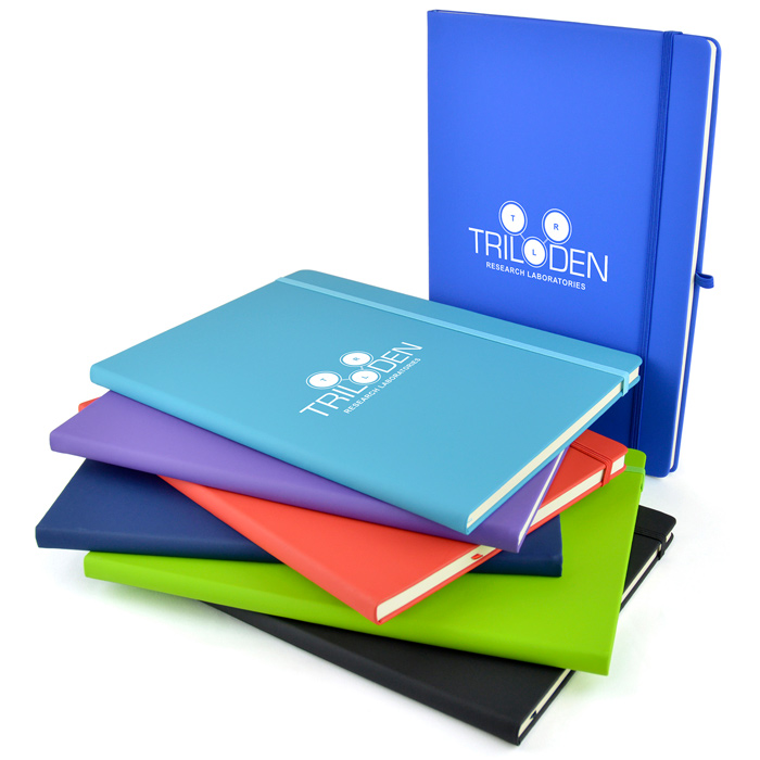 4imprint.co.uk A4 Soft Touch Notebook Full Colour 702361XLD