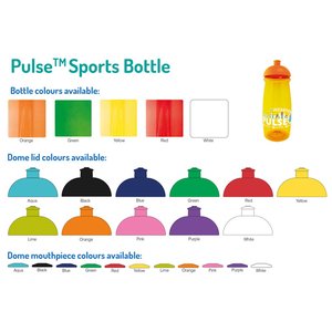 Pulse Sports Bottle - Domed Lid with Fruit Infuser Image 2 of 2