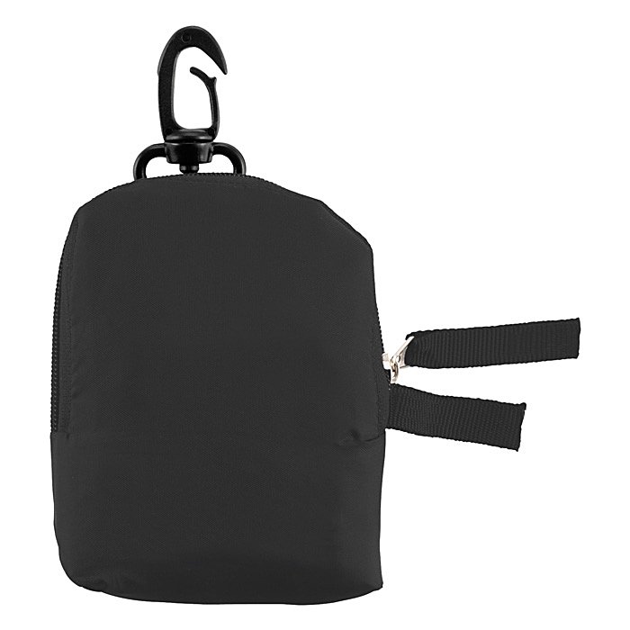 black foldable shopping bag