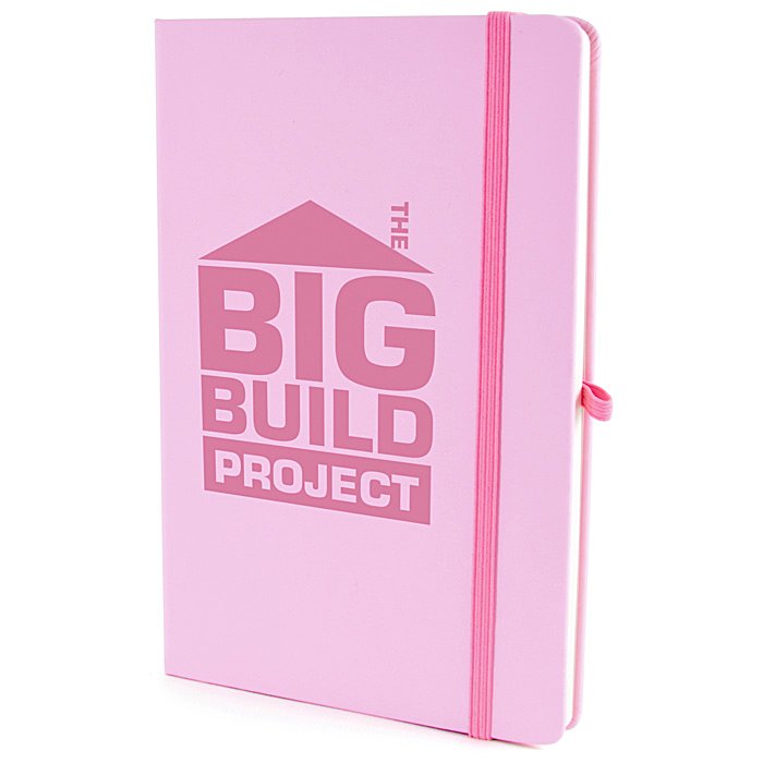 4imprint.co.uk A5 Soft Touch Pastel Notebook Printed 702361LP