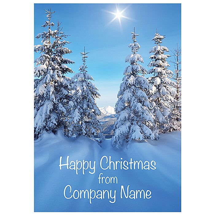 4imprint.co.uk: Christmas Cards - Personalised Card &amp; Message - Photographic 501290P